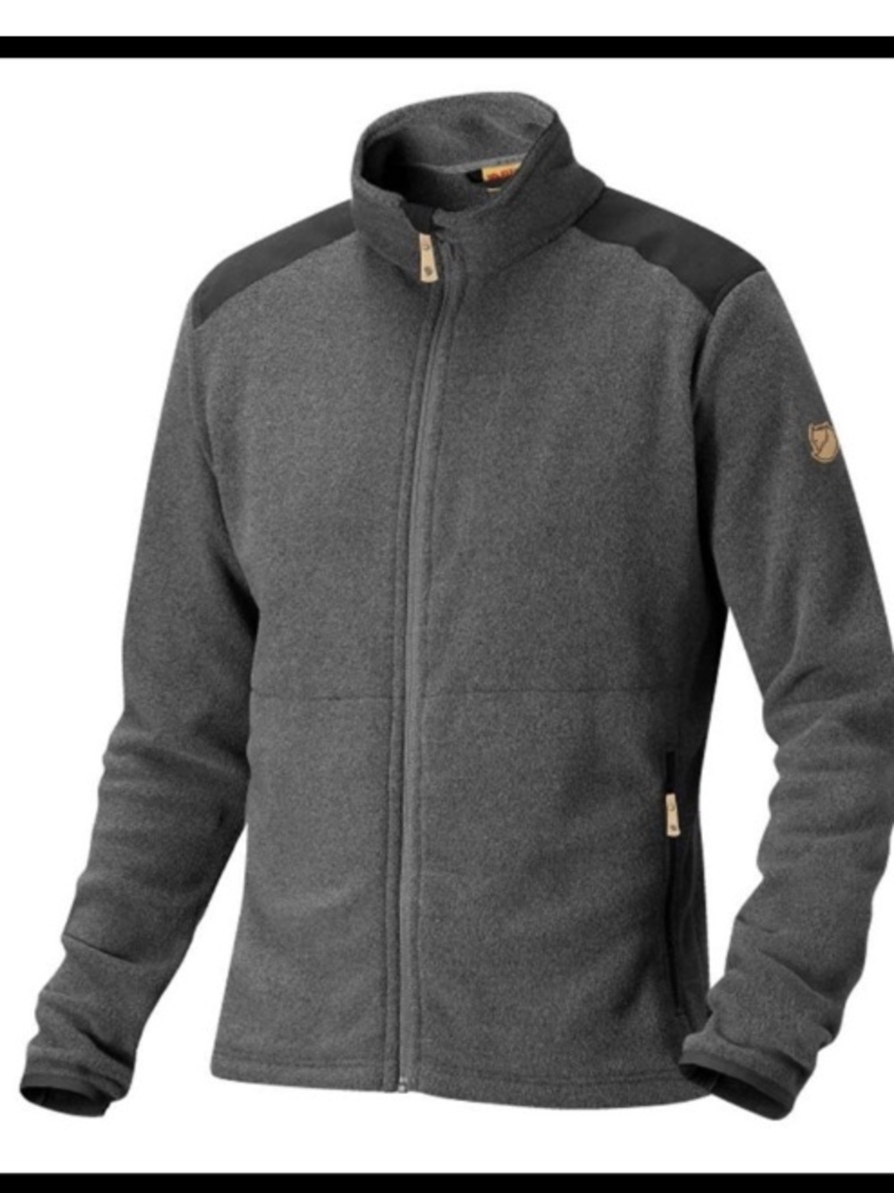 Fjallraven Sten fleece full zip jacket hiking camping 81756 sz S